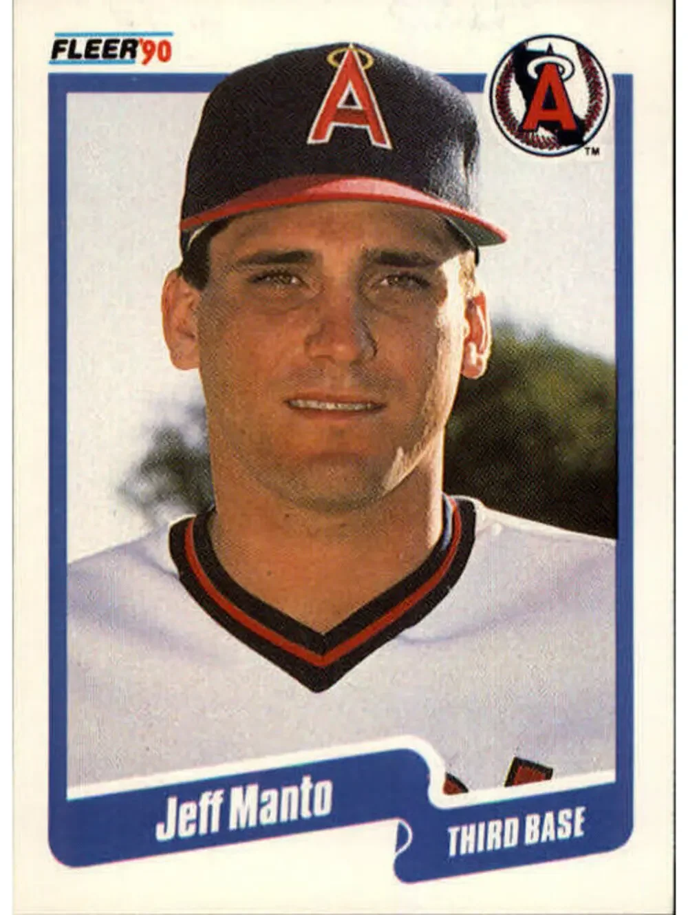 1990 Jeff Manto Fleer Baseball Card #137